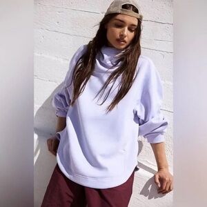 Free people movement pick up the pace hoodie in lilac